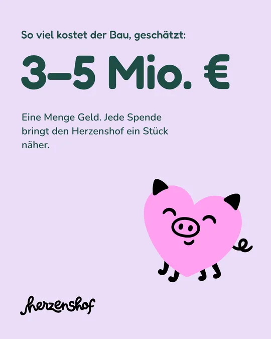 Beitrag: 3 bis 5 Millionen Euro Baukosten, geschätzt